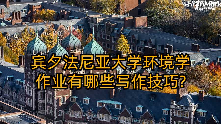 賓夕法尼亞大學環境學作業有哪些寫作技巧?
