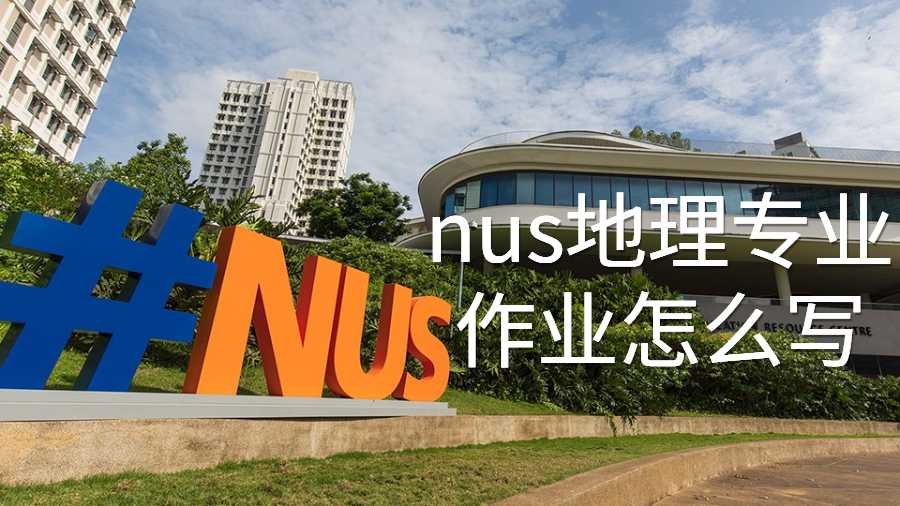 nus地理專業作業怎么寫