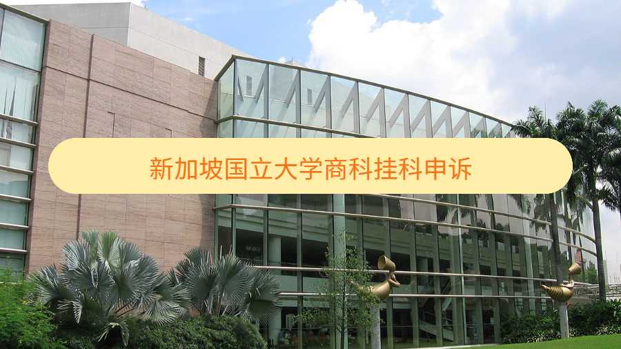 新加坡國立大學商科掛科申訴