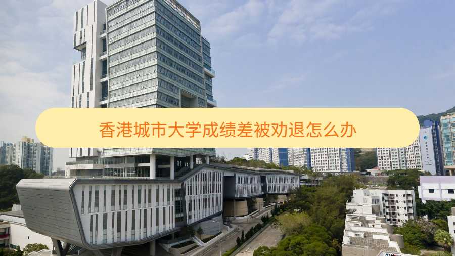 香港城市大學成績差被勸退怎么辦