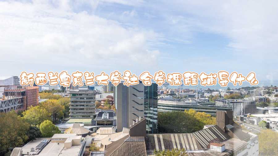 新西蘭奧克蘭大學(xué)社會(huì)學(xué)課程輔導(dǎo)什么