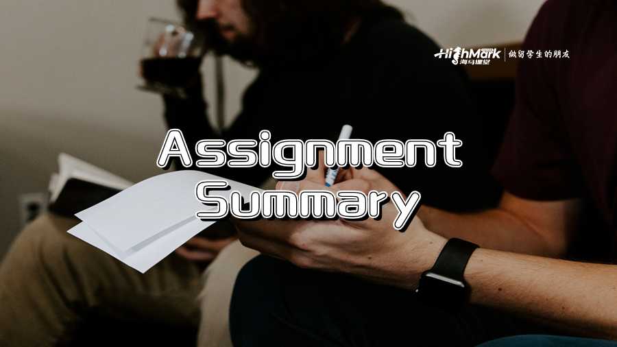 Assignment Summary