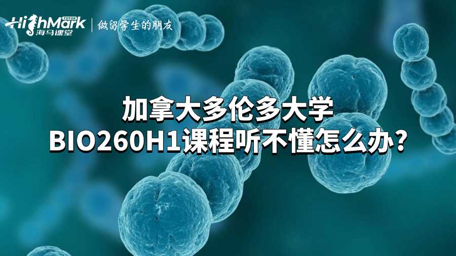 加拿大多倫多大學(xué)BIO260H1課程聽不懂怎么辦?