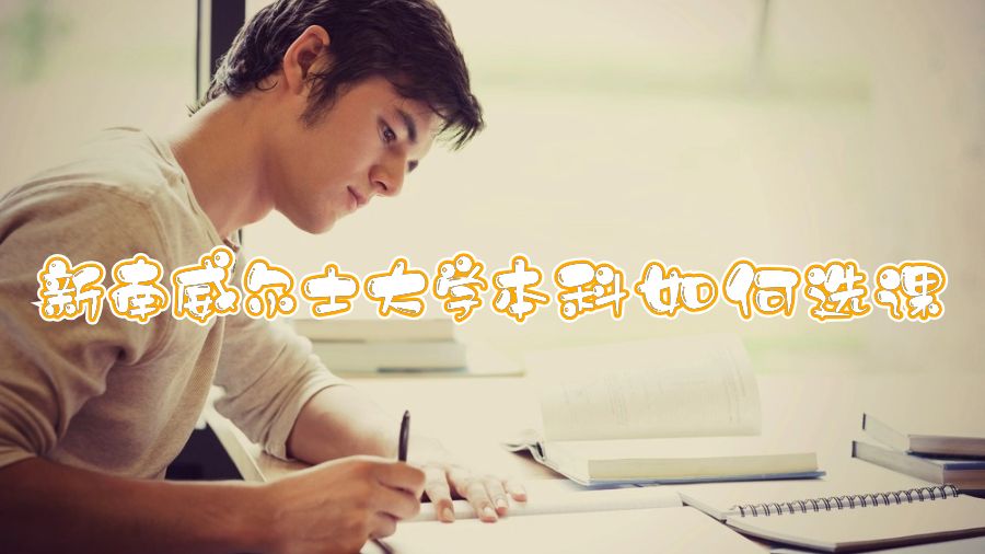 新南威爾士大學(xué)本科如何選課