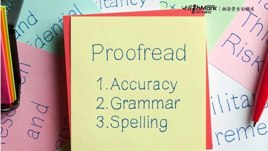 論文Proofreading策略