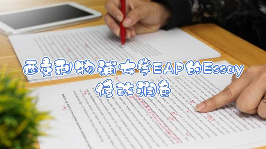 西交利物浦大學EAP的Essay修改潤色