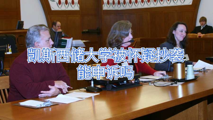 凱斯西儲大學被懷疑抄襲能申訴嗎