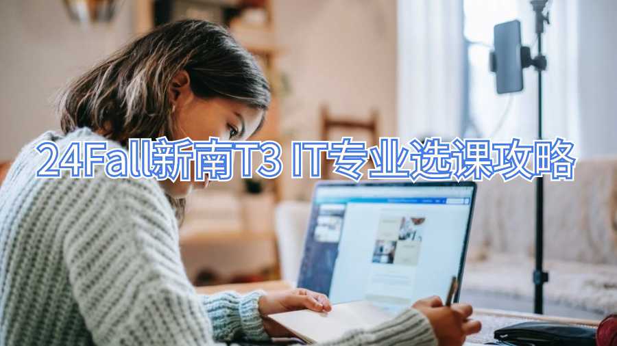 24Fall新南T3 IT專業選課攻略