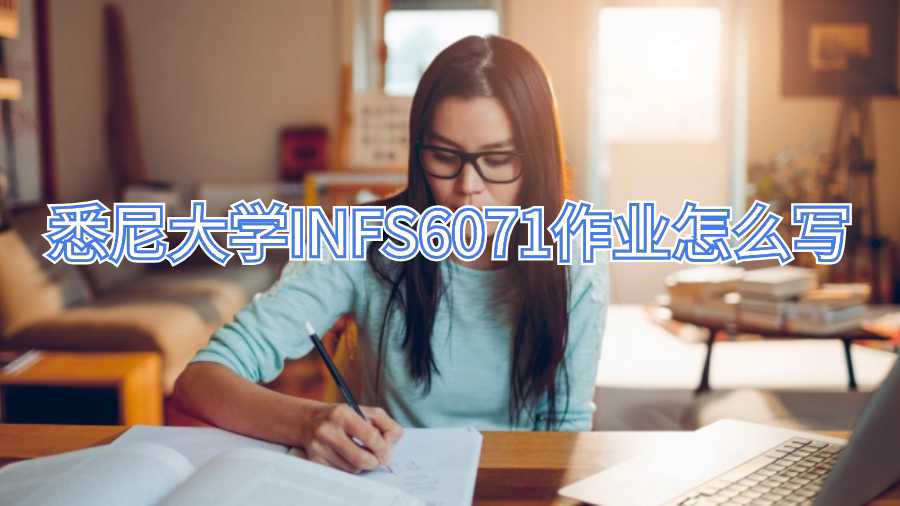 悉尼大學INFS6071作業怎么寫
