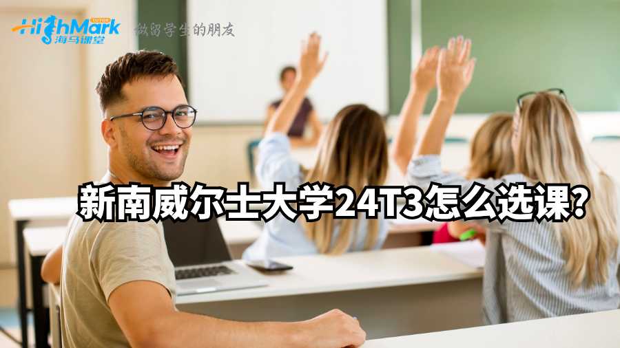 新南威爾士大學24T3怎么選課?