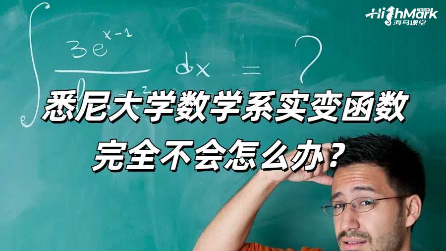 悉尼大學(xué)數(shù)學(xué)系實變函數(shù)完全不會怎么辦？