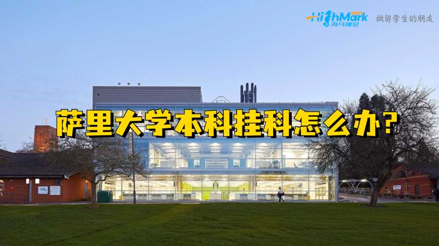 薩里大學本科掛科怎么辦?