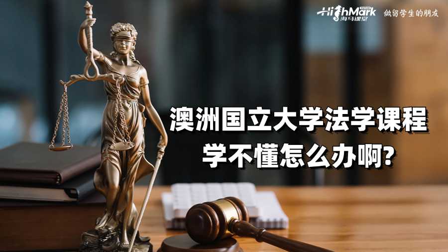 澳洲國立大學法學課程學不懂怎么辦啊?