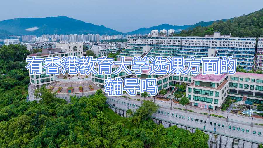 有香港教育大學選課方面的輔導嗎