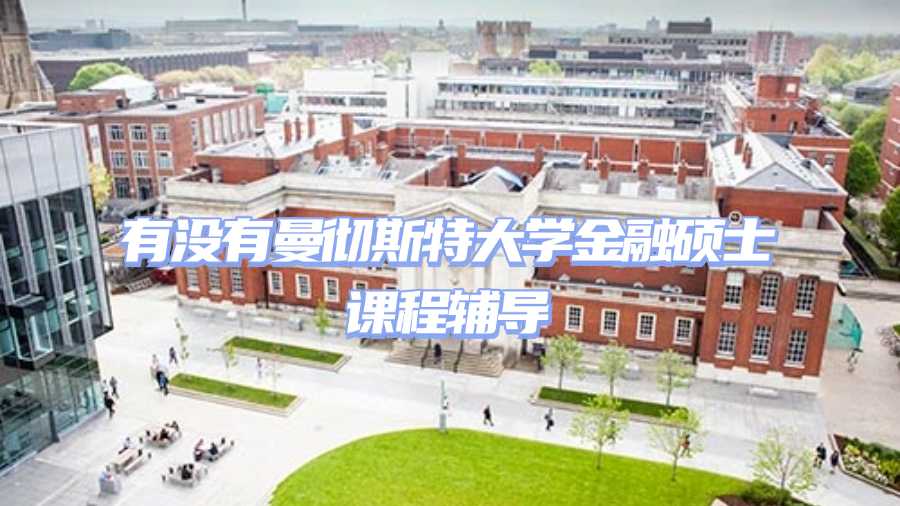 曼徹斯特大學金融碩士課程輔導