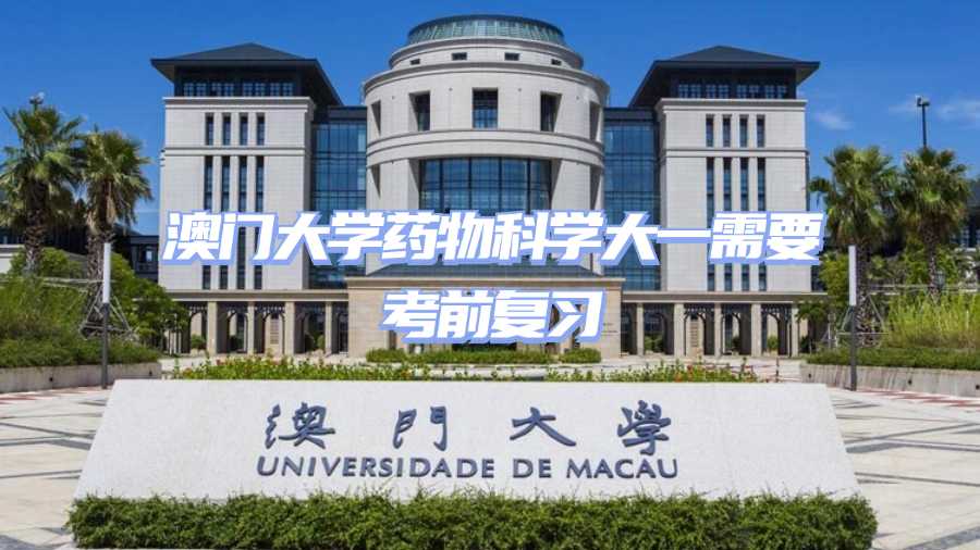 澳門大學考前輔導