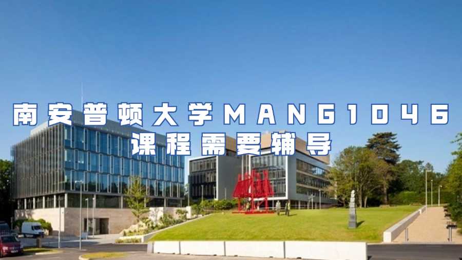 南安普頓大學會計金融課程輔導