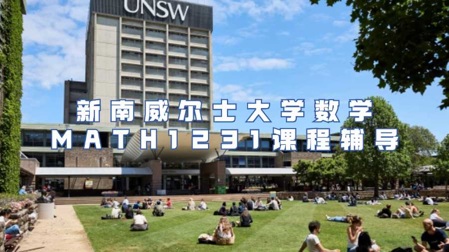 新南威爾士大學數學MATH1231課程輔導