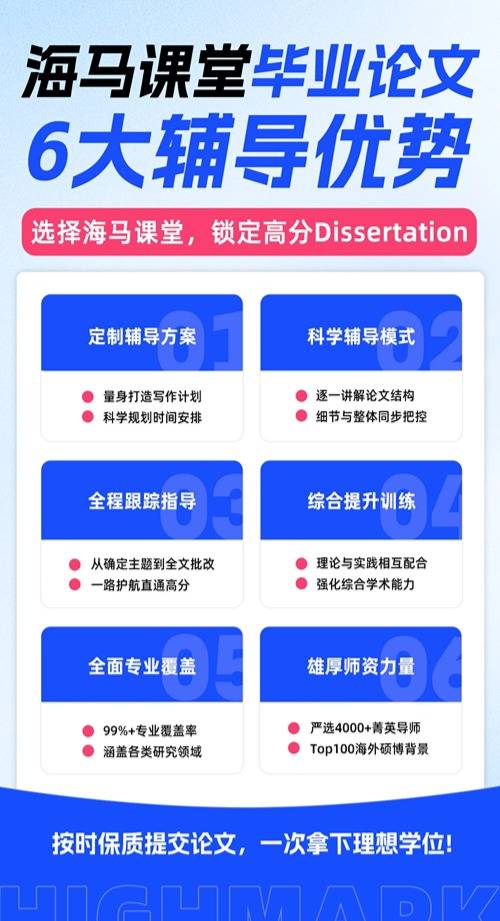 畢業論文輔導優勢