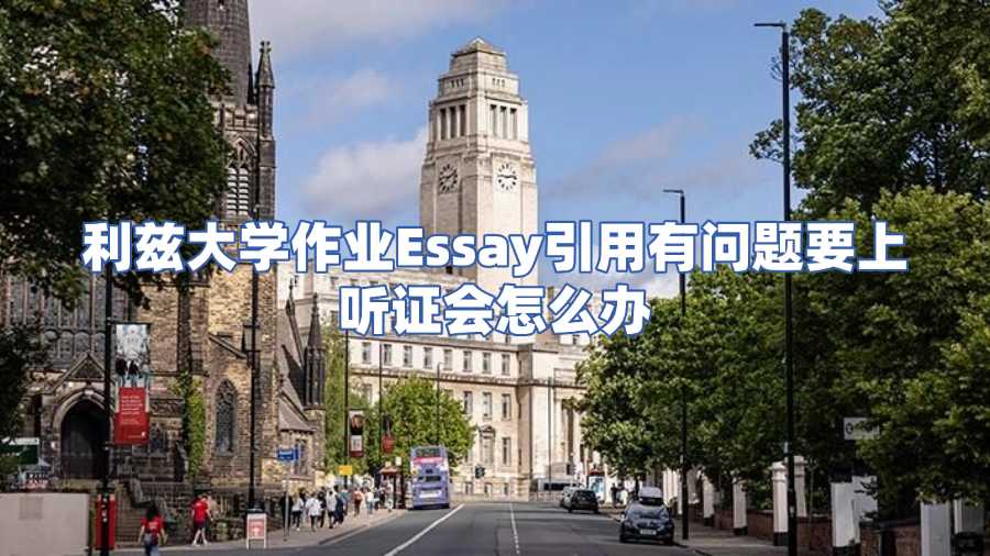 利茲大學作業Essay引用有問題要上聽證會怎么辦