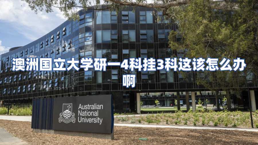 澳洲國立大學研一4科掛3科這該怎么辦啊