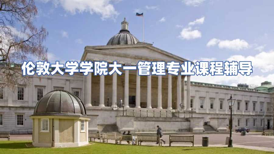 倫敦大學學院大一管理專業課程輔導