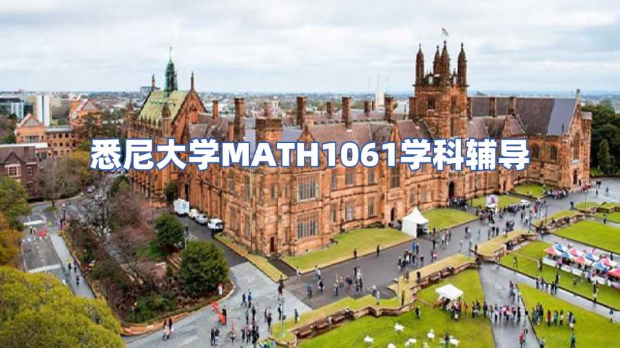 悉尼大學MATH1061學科輔導