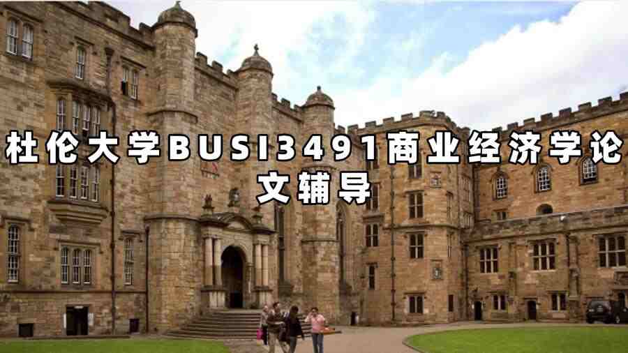 杜倫大學BUSI3491商業經濟學論文輔導