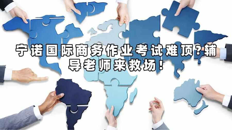 寧諾國(guó)際商務(wù)作業(yè)考試難頂?輔導(dǎo)老師來救場(chǎng)!