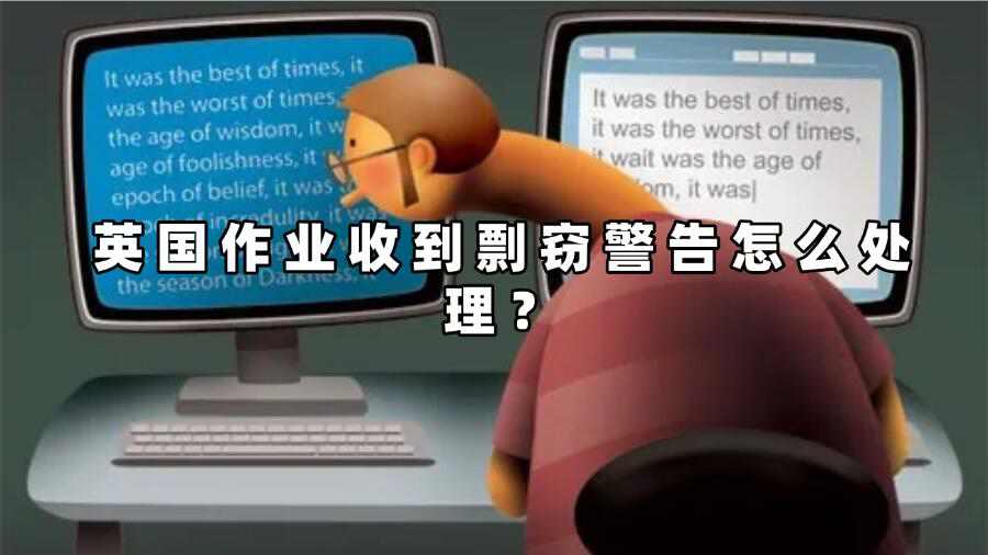 英國作業收到剽竊警告怎么處理