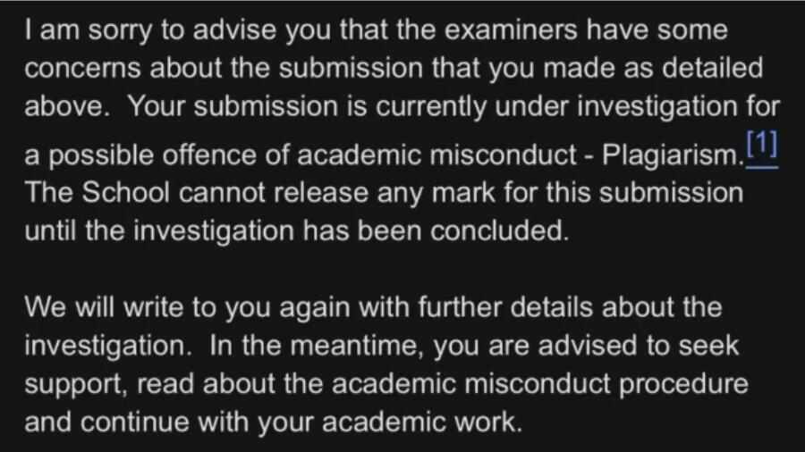 利茲大學(xué)收到了學(xué)術(shù)不端的郵件怎么辦？