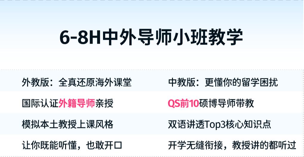 留學生課程預習